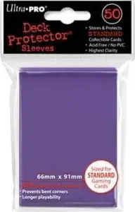 Ultra-Pro karšu aizsargi Solid Purple 50 violeti