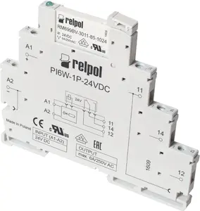 Relpol PIR6W-1P-24VDC-01 Interface Relay 1P 6A 24V DC