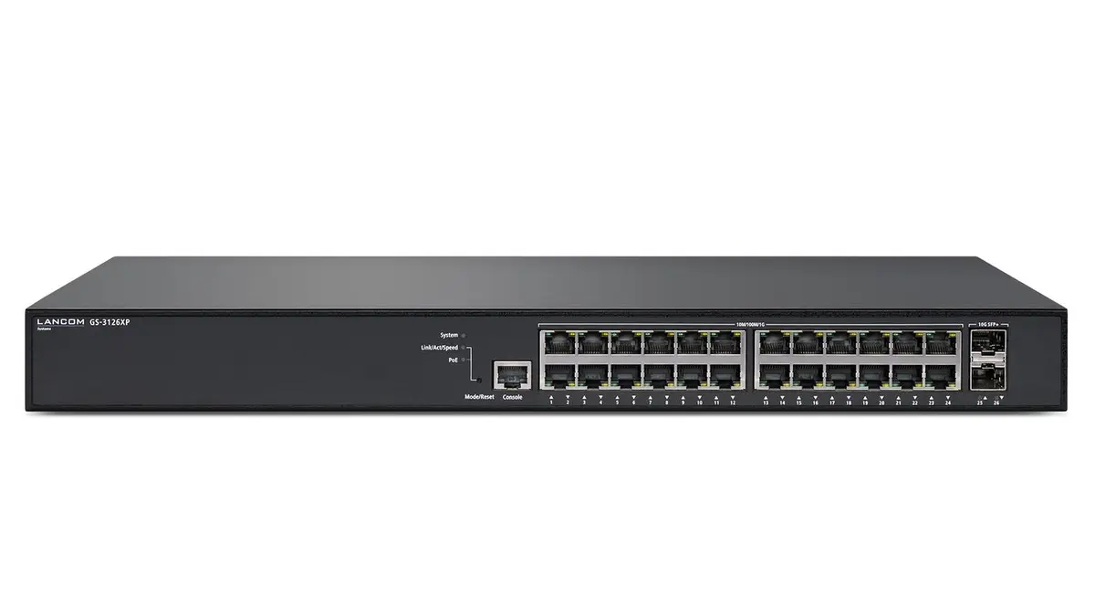 Rohde & Schwarz LANCOM GS-3126XP pārvaldāmais