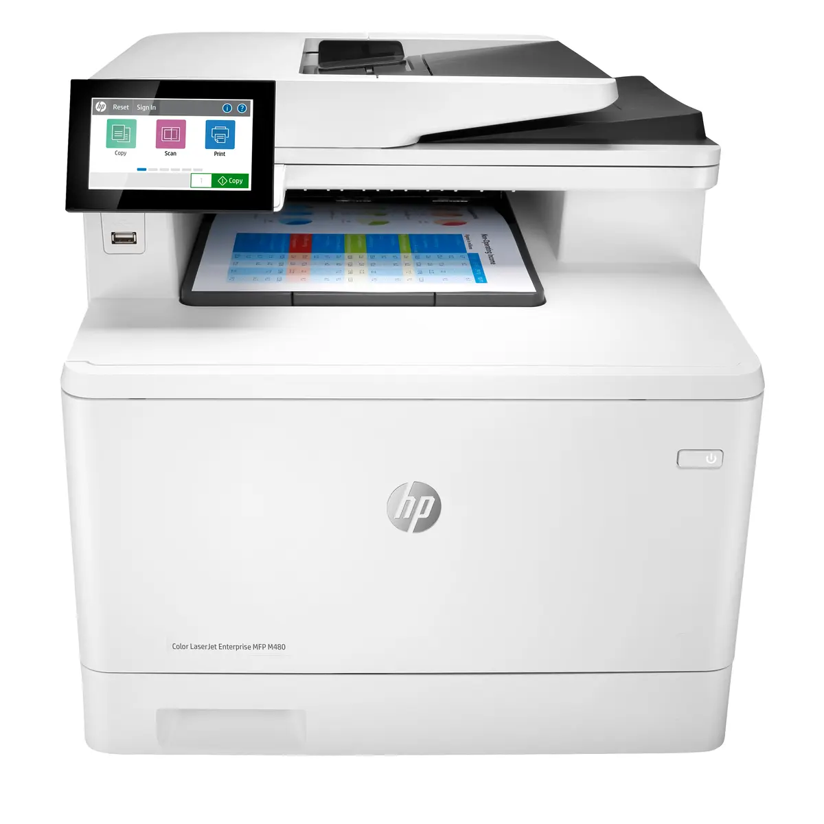 HP Color LaserJet Enterprise M480f daudzfunkcionāls printeris Photo 2
