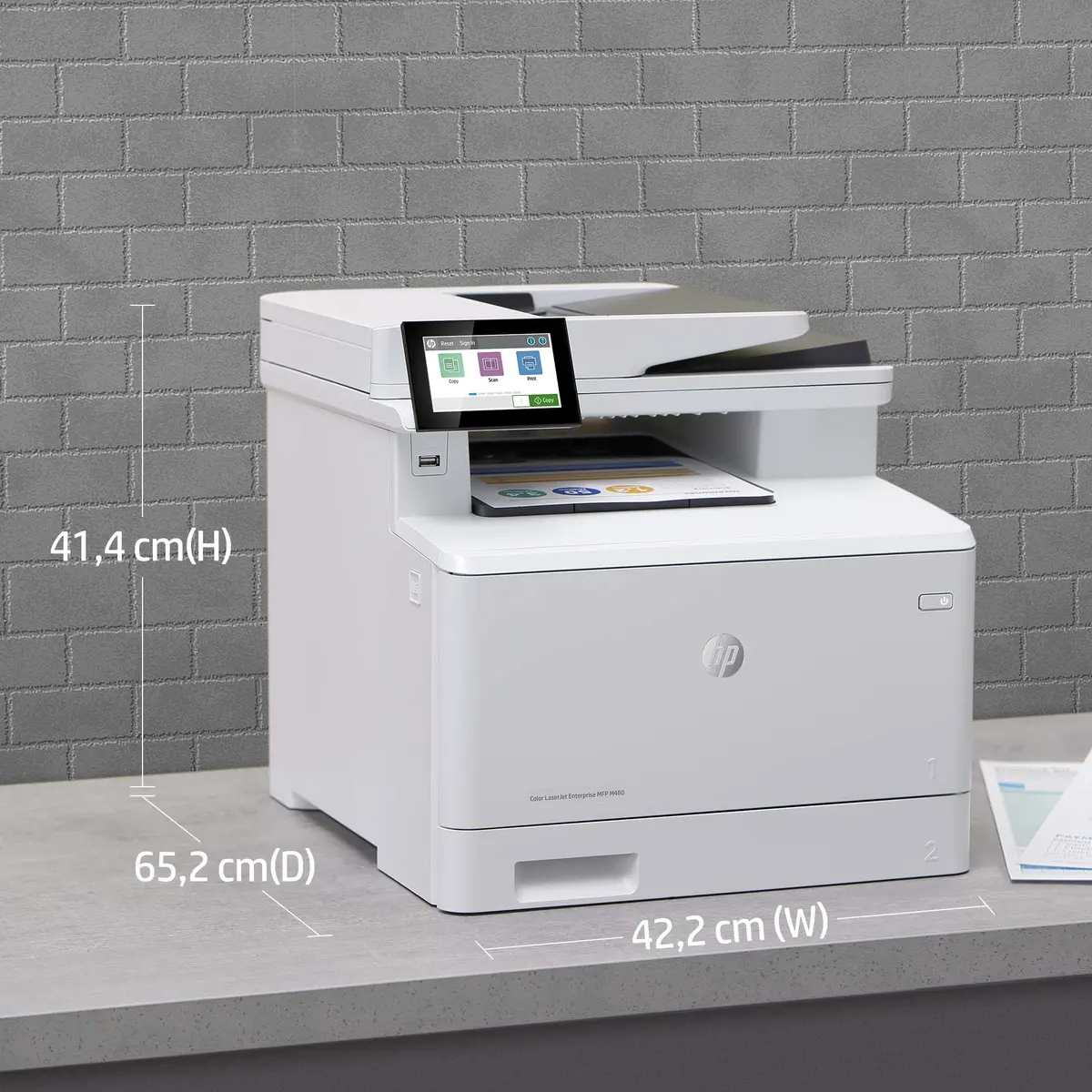 HP Color LaserJet Enterprise M480f daudzfunkcionāls printeris Photo 7