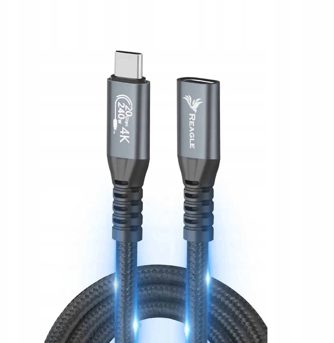 Reagle USB Type-C pagarinātājs 2m USB