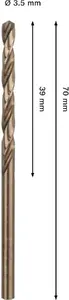 Wiertło Format Świder Kręty HSS-Co. CYL 3.5mm