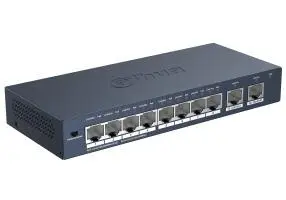 DAHUA S3010-8GT-90 Неуправляемый гигабитный сетевой коммутатор с 8 портами и PoE