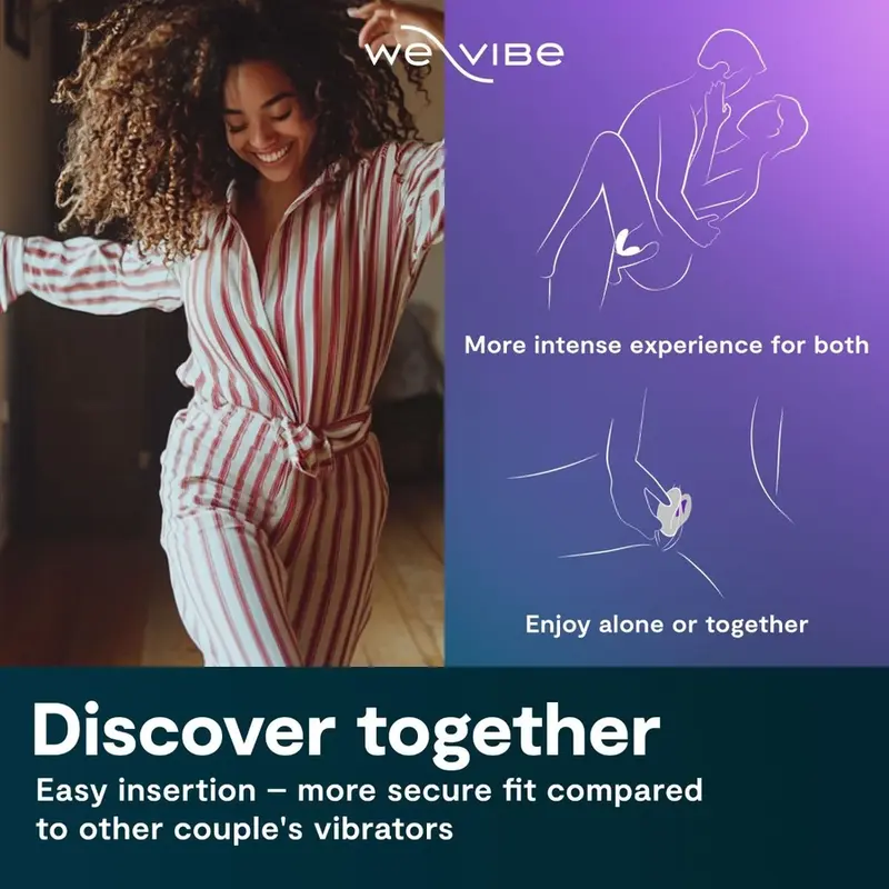 WE-VIBE Sync O Pāru vibrators Gaiši violets Photo 4