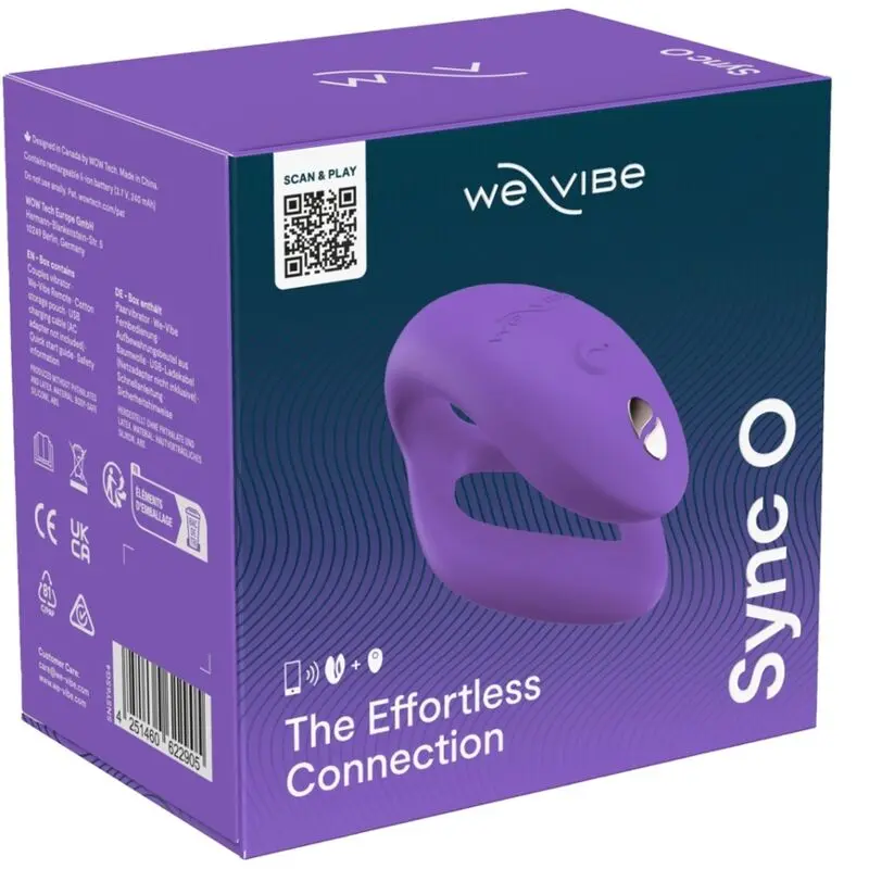 WE-VIBE Sync O Pāru vibrators Gaiši violets Photo 11