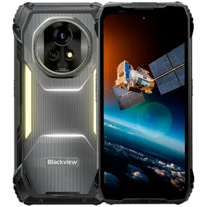 BLACKVIEW XPLORE 2 Satellite Rugged Smartphone 5G 6.73 inch AMOLED 120Hz 12+256GB 20000mAh Android 15 Black