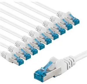 GOOBAY RB69362 5 m Cat6a S/FTP S-STP Round Networking Cable RJ-45 Blue Red