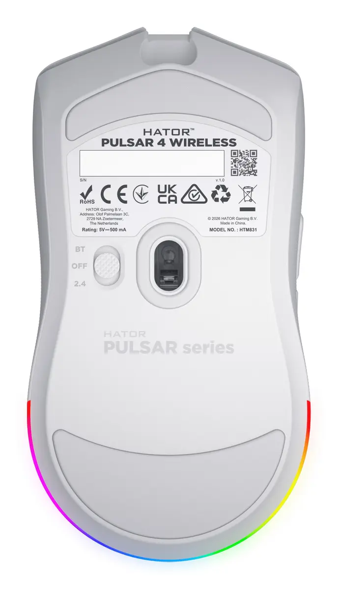 HATOR Pulsar 4 Игровая мышь Белая Photo 7
