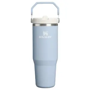 STANLEY Termokrūze ar salmiņu IceFlow Flip Straw 2.0 0.89L Gaiši zila