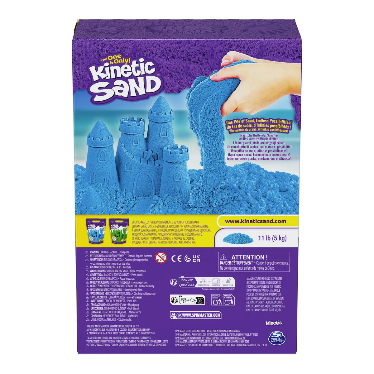 Kinetic Sand Mega Box Spinmaster 6077239 Blue 5 kg Photo 14