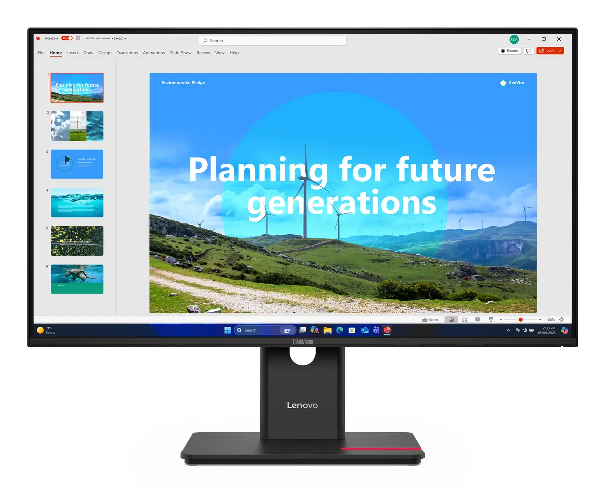 Lenovo ThinkVision T27D-40 Monitors 27 Collas