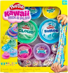 Набор для лепки Play-Doh Kawaii Mix & Play 6 баночек