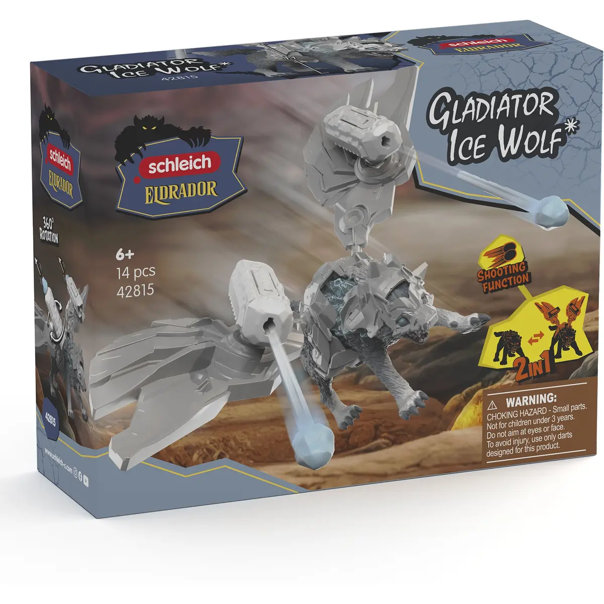 Schleich ELDRADOR CREATURES Ledus vilks 42815 Photo 4