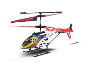 CARRERA Rescue One 2.4 GHz Radio Controlled Helicopter with 19.5 cm Rotors Aluminium Body Gyroscope and LED Lighting