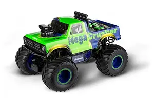 CARRERA Mega Crusher XXL RC Vehicle 43 cm 1:8 2.4 GHz with Sound LED Lighting Pneumatic Tires Lithium-ion Battery