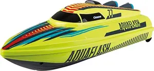 CARRERA Aquaflash 2.4 GHz RC Racing Boat 30 cm with LiFePO4 Battery and USB Cable