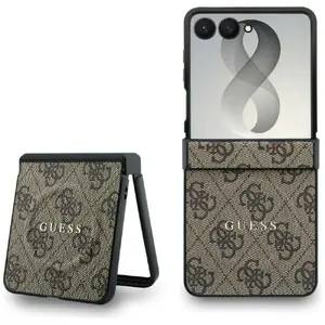 Guess   Guess 4G Classic MagSafe Case for Samsung Galaxy Z Flip 8 - Brown 