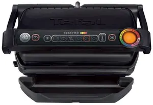 Электрический гриль Tefal OptiGrill GC7128 с автоматическим датчиком приготовления и съемными пластинами