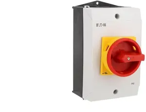 EATON P1-40/I2/SVB/HI11 Enclosed Switch Disconnector 40A 3-Pole 1NO+1NC IP65 Black Lockable Handle
