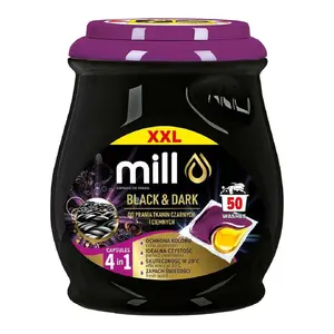 MADONIS MILL BLACK&DARK Капсулы для стирки 50 шт для темных и черных тканей