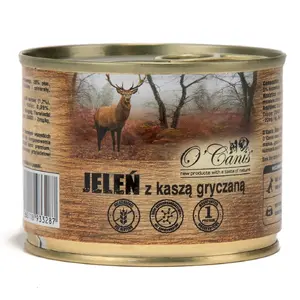 o'canis Влажный корм для собак Оленина с гречневой крупой 200г вкус оленины 11.4% протеин