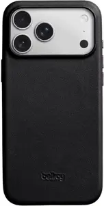 Bellroy Leather Case for iPhone 18 Pro and iPhone 17 Pro MagSafe Compatible Black