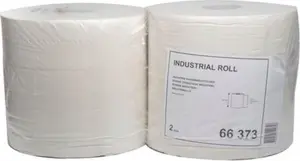 Tork 66373 2 slāņu papīra tīrīšanas rullis W1 un W2 dozatoriem baltā krāsā no makulatūras