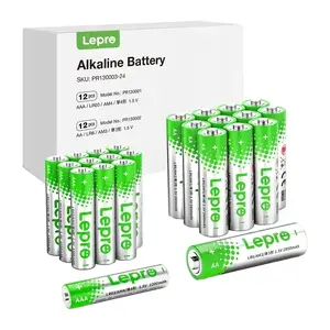 Щелочные батарейки Lepro PR130003-24 24 штуки 1.5В AA и AAA