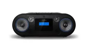 Philips TAZ7500/10 Portable CD Player Black 12 W DAB+ DAB FM Radio LCD Display