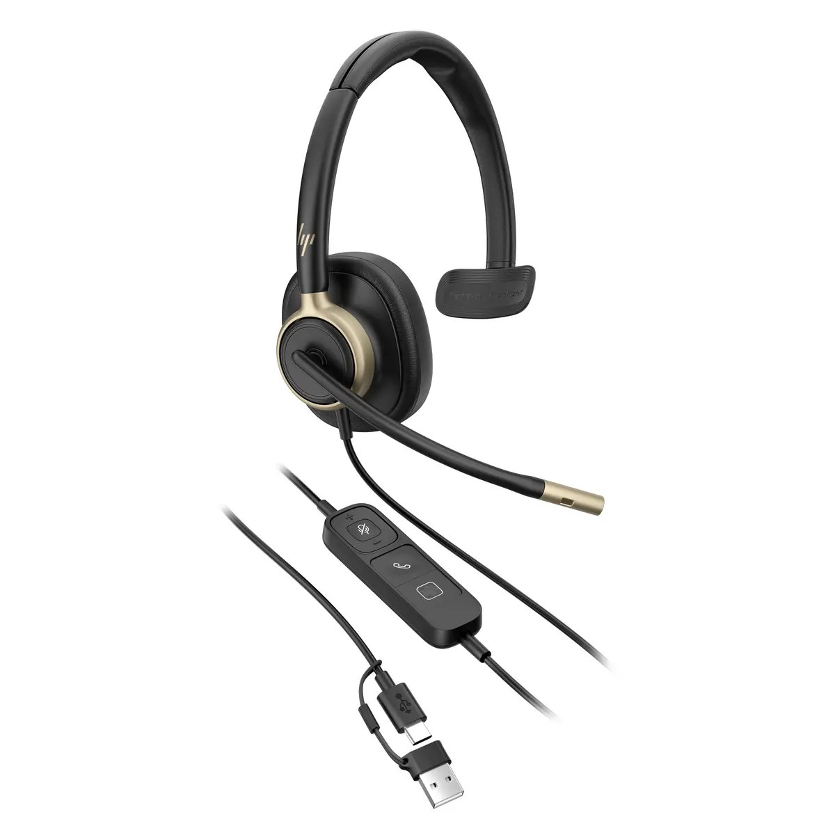 HP Poly Mission 815 Wired Headset Photo 12