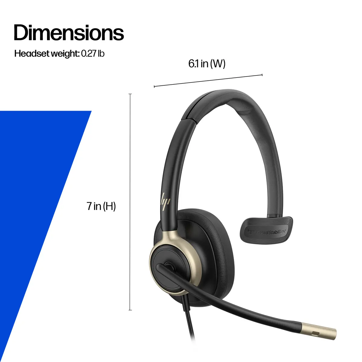 HP Poly Mission 815 Wired Headset Photo 18