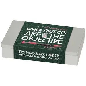 FABER-CASTELL Acrylic Marker Multimark Set 16 Home