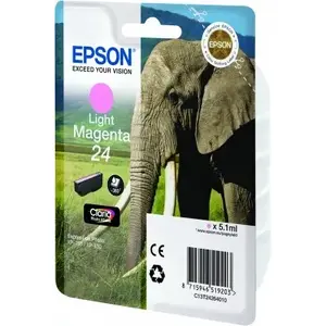 Картридж для принтера Epson C13T24264010 оригинальный пигментный Light Magenta, одиночная упаковка