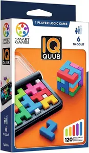 Smart Games IQ Quub объемная головоломка для детей от 6 лет, логическая игра для 1 игрока