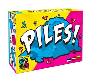 Kāršu spēle Brain Games Piles 2 līdz 4 spēlētājiem no 6 gadu vecuma lietuviešu latviešu igauņu valodā