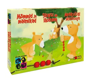 Galda spēle Brain Games Teddy Bears Count 2-4 spēlētājiem no 3 gadu vecuma lietuviešu latviešu igauņu krievu valodā