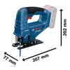 Bosch Cordless Jigsaw GST 18V-95 B 4.0 Ah Case Photo 4