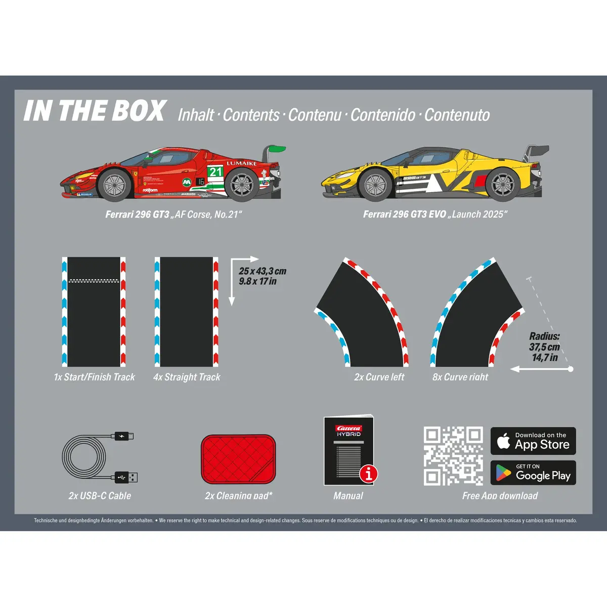 Carrera HYBRID Speedcore Challenge Ferrari 1:50 Race Track Set Photo 4
