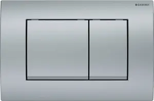 Flush Plate GEBERIT Delta30 Front Matt Chrome