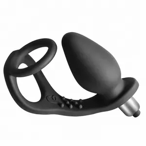 Rocks-Off RO-ZEN prostatas vibrators ar dubulto gredzenu 7 ātrumiem oniksa melns