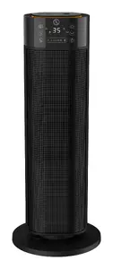 Fakir HT 1000 Fan Electric Space Heater Ceramic 2000 W Black Indoor Floor Placement 80° Oscillation 0.4 L Water Capacity