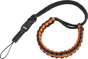 Hama Braid 20 Hand Strap for Digital Cameras Polyester Black Orange 20 cm Quick Release