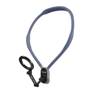 Telesin MNM-002-B Magnetic Neck Phone Mount for iPhone 12-16 Blue