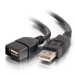 C2G 3 m USB 2.0 A Male to A Female Extension Cable Black