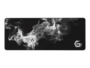Gembird MP-GAMEPRO-XL-2 Gaming Mouse Pad Black and White Fabric and Foam with Stitched Edges and Non-Slip Base