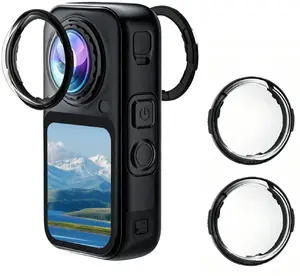 Puluz 2x Osłona Ochrona Obiektywu Szkło Hartowane Na Obiektyw Do Insta360 X6 X 6 / Pu1212b (SB12458)