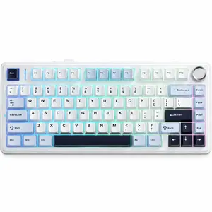 Klawiatura Aula Magnetyczna F75HE Glacier Blue Dragon King switch 80 klawiszy RGB (AUF75HE-GLB-DK)
