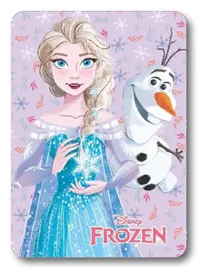 Disney Frozen Throw Blanket Pink 100 x 140 cm