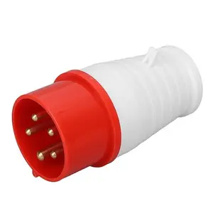 Rūpnieciskā CEE kontaktdakša HiSmart 32A 5 kontaktu 3 fāžu IP44